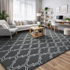 Keeko 6x9 Area Rugs for Living Room, Soft Washable Memory Foam Bedroom Rug - Image 6