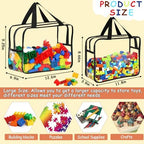 6Pcs 3Large & 3XL Toy Storage Bags - Image 2