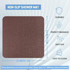 Hargiis Non-Slip Bathtub Mat, Anti Slip Shower Mat, Fast Drying Bathtub Mats - Image 2