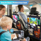 TCJJ Car Seat Organiser Backseat Kick Mats Oxford Back Seat Protector - Image 7