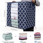 Storage Bags 2 Pack 100L Clothes Organization and Storage Containers - Image 2