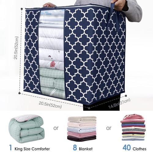 Storage Bags 2 Pack 100L Clothes Organization and Storage Containers - Image 2