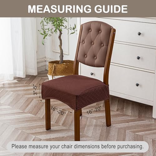 Genina Waterproof Chair Covers for Dining Room - Image 5