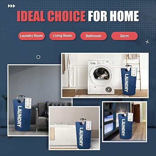 Caroeas 90L Laundry Basket, Waterproof Laundry Hamper, Laundry Bag - Image 5