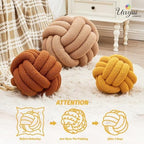 Uvvyui Knot Pillow Ball, Soft Home Decorative Pillows, Round Throw Pillow - Image 4