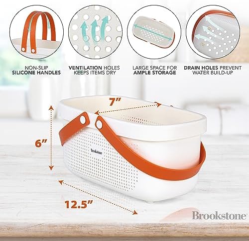 Brookstone Modern Large Portable Shower Caddy - Image 4