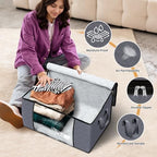 Fab totes 8 Pack Storage Bags for Clothes Blanket Storage Bins - Image 4