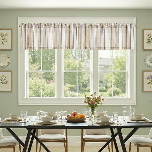 jinchan Linen Boxter Stripe Valances - Image 5