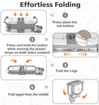 Collapsible Baby Bathtub for Newborn, Foldable Baby Bath Tub - Image 5