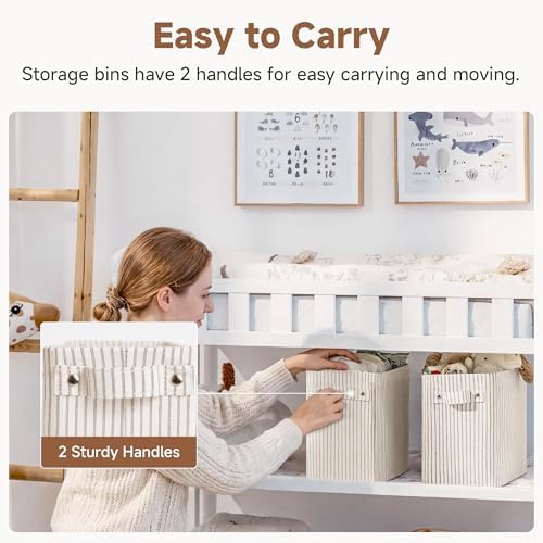 StorageWorks Narrow Storage Bins, Tall Storage Basket - Image 5