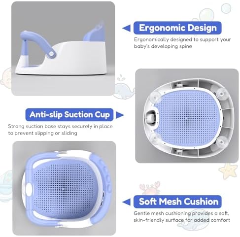 Baby Bath Seat for Babies 6 Months & Up Sitting Up - Image 6