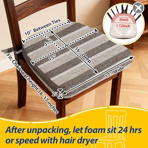 AAAAAcessories Chair Cushions for Dining Chairs - Image 2
