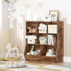 HOOBRO Kids Bookshelf, Toy Storage Cabinet, Kids Toy Organizer, 8 Cubicles - Image 2