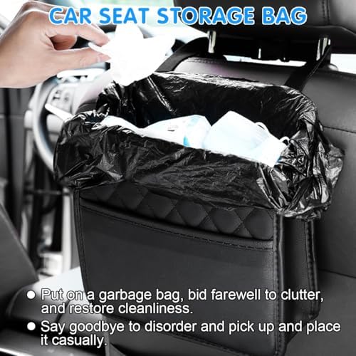 Mandark PU Leather Car Seat Back Organizer - Image 3