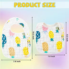 Zainpe 6Pcs Snap Muslin Cotton Bibs - Image 2