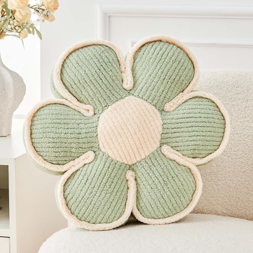 Kcvvcr Flower Pillow, Soft Flower Decorative Throw Pillow, Cute Daisy Flower by Kcvvcr