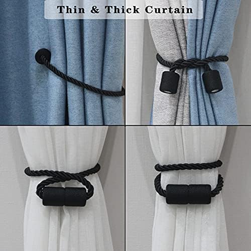 Magnetic Curtain Tiebacks Holdbacks Decorative Tie Backs - Image 5