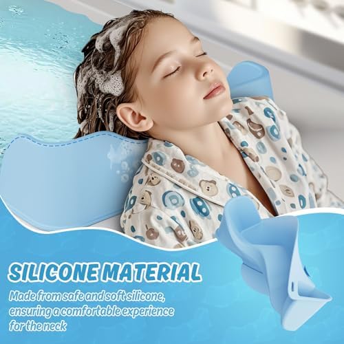 Kids Hair Washing Station, Silicone Shampoo Basin - Image 6