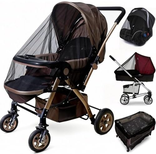 Sysmie 2 Pack Baby Stroller Mosquito Net, Durable Mesh Protection by Sysmie