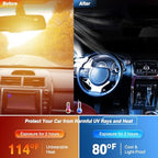 Car Windshield Sun Shade UV Reflector Foldable Front Window SUV - Image 2