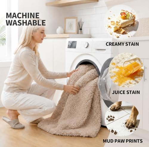 ILANGO Bathroom Rugs 36" × 24", Extra Soft Absorbent Microfiber Bath Rugs - Image 3