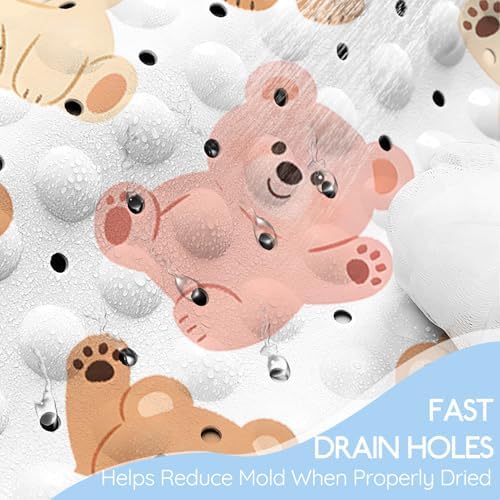 Kids Bathtub Mat, Non Slip Cartoon Bath Mat - Image 4