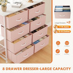 Sweetcrispy 8 Drawer Fabric Dresser - Image 4