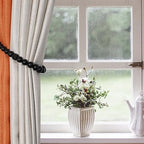 KLOGTSIND Wood Bead Curtain Tiebacks, 4 Pack Curtain Tie Backs - Image 2
