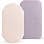 Bearmoss 2-Pack Baby Bassinet Sheets by Bearmoss