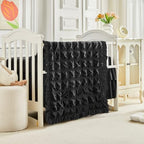 Ruffled Crib Bedding Set Baby Boho Quilted Comforter - Image 4