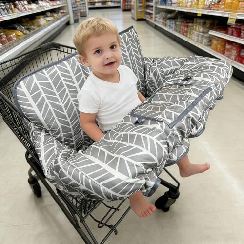ICOPUCA Shopping Cart Cover for Baby Padded Grocery cart seat Cover for Baby - Image 3