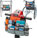 Mobility Scooter Bag with Bottle and Cup Holders and 6 Organized Pockets by HighRoad