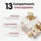 PeraBella Baby Diaper Caddy Organizer, XL Baby Basket Shower Gift Caddy - Image 2