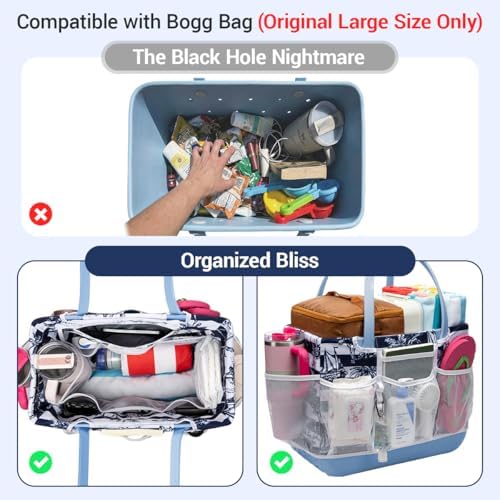 Nyton Organizer Insert for Original Large Bogg Bag Cover Beach Liner for XL - Image 3