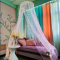 Bed Canopy Mosquito Net with 250pcs Warm Curtain Lights, Bed Canopy by Eimilaly