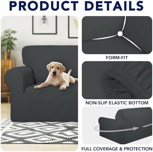 PureFit 100% Waterproof Chair Couch Cover Slipcovers - Image 4