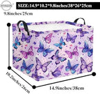 Rectangular Butterfly Basket Baby Storage Basket Storage Bin Organizer Box Room - Image 6