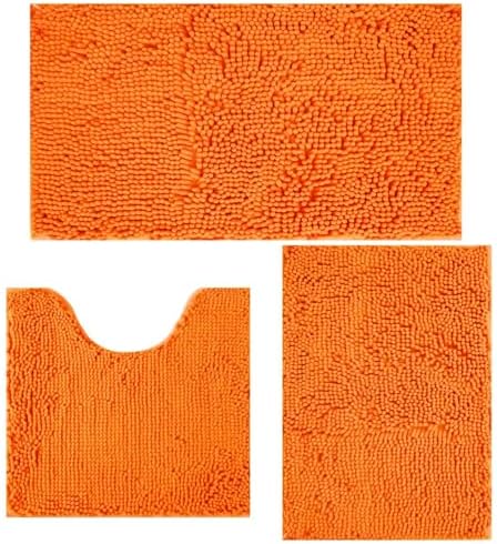 Bathroom Rugs Sets 3 Piece Non Slip, Bath Rugs by Flotstiga
