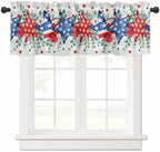 Vandarllin Eucalyptus 4th of July Kitchen Curtains Valances by VandarllinHomeKitchenDecor