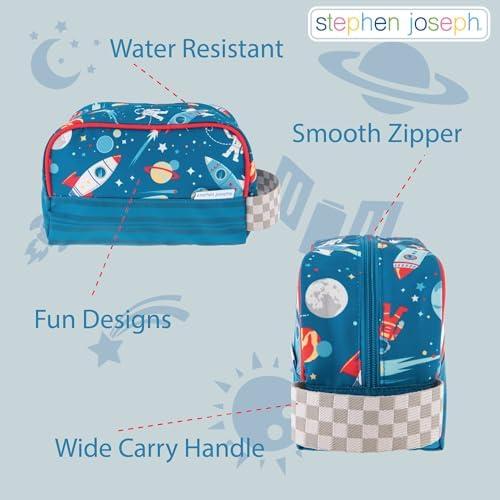 Stephen Joseph, Kids Toiletry Bag, Boys and Girls Toiletry Kit, Travel Bag - Image 4