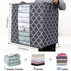Storage Bags 6 Pack 100L Clothes Organization and Storage Containers - Image 2