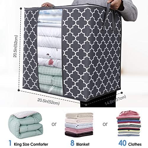 Storage Bags 6 Pack 100L Clothes Organization and Storage Containers - Image 2