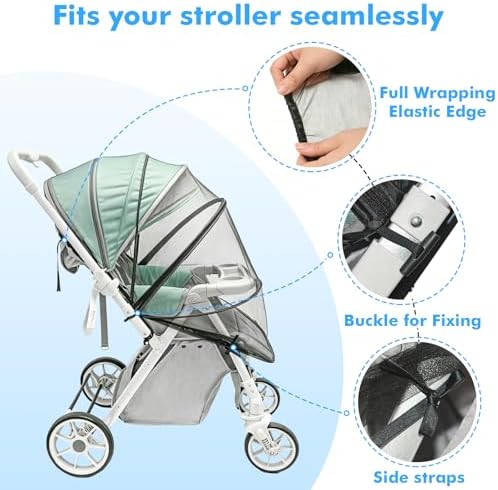 South to East Mosquito Net for Stroller - Image 5