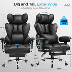GTPLAYER Big and Tall Gaming Chair 400lbs Heavy Duty Office Chair - Image 2