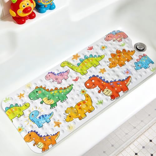 Kids Bathtub Mat, Non Slip Cartoon Bath Mat by KINUUIS