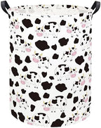 Cow print Laundry Basket Baby Laundry Basket Nursery Hamper Kids Baby Laundry by TIBAOLOVER