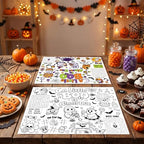 12PCS Halloween Baby Shower Coloring Placemats A Little Boo is Almost Due - Image 3