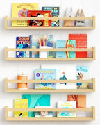Forbena Natural Wood Nursery Bookshelves by Forbena