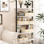 Pantry Baskets for Organizing, Wicker Storage Basket Beige - Image 4