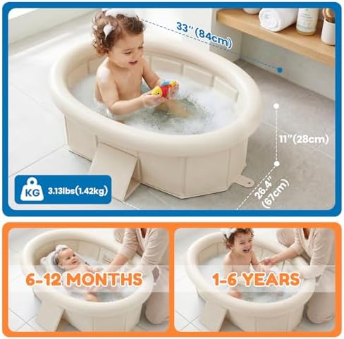 Orzbow Portable Toddler Bathtub - Image 2